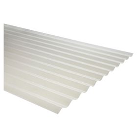 Plancha fibra de vidrio premium ondulada luz difusor 0,7x850x2000 mm