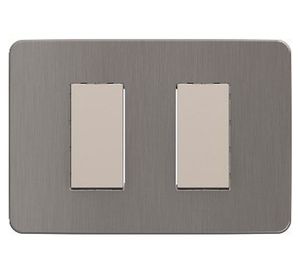 Placa armada 9/15 Orión Bronce Schneider