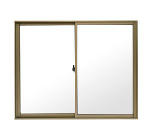 Ventana Aluminio 121x100 cm Corredera Titanio