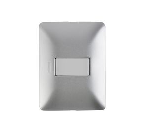 Interruptor 16a x250v placa aluminio blanco Bticino