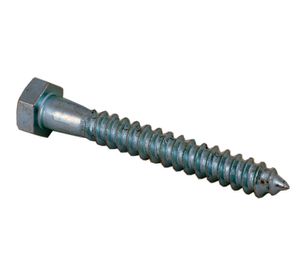 Tornillo tirafondo 5/16''x2 1/2'' zincado x15 unidades Imporper