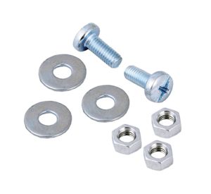 Perno cocina doble ranura 5 x 12 mm tuerca golilla x20 unidades Imporper