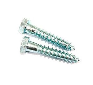 Tornillo tirafondo 3/8 x 2 " zinc bolsa 15 unidades Imporper