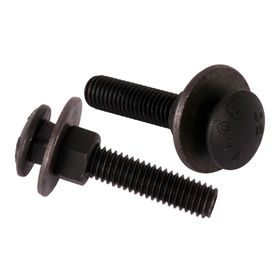 Perno coche 3/8x2'' tuerca + golilla negro Imporper