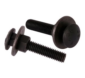 Perno coche 3/8x2'' tuerca + golilla negro Imporper