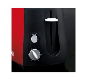 Tostador 2 rebanadas 800W TH-120R rojo Thomas