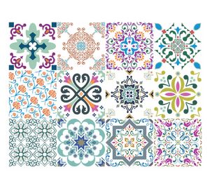 Vinilo adhesivo 15x15 cm Minit 12 unidades