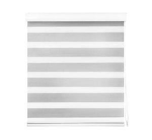 Cortina roller zebra 150x165 cm gris Cotidiana