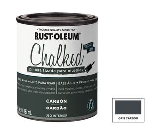 Pintura tizada Chalked carbón mate Rust-Oleum