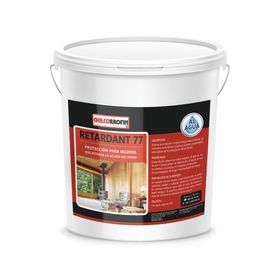 Barniz al agua 1 galón Retardant 77 transparente satín Chilcorrofin