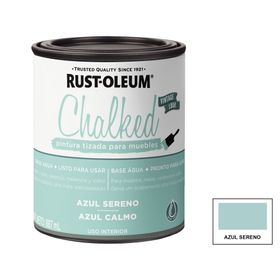 Pintura tizada Chalked azul sereno mate Rust-Oleum