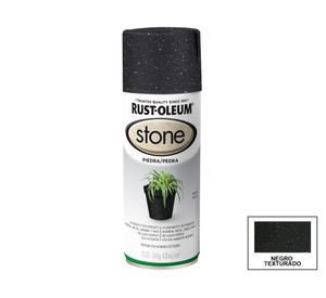 Pintura spray 430 ml Stone negro texturado Rust-Oleum