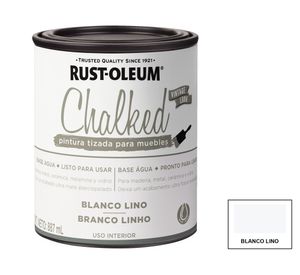 Pintura tizada Chalked blanco lino mate Rust-Oleum