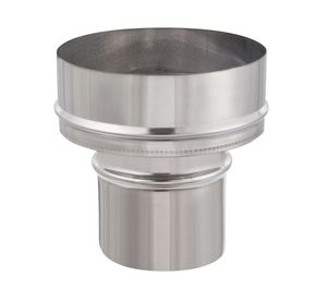 Adaptador 80 mm 6'' acero inoxidable Amesti