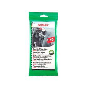 Toallitas húmedas para plástico 10 unidades Sonax