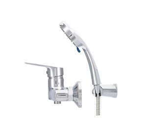 Monomando ducha receptáculo Loreto cromo Nibsa