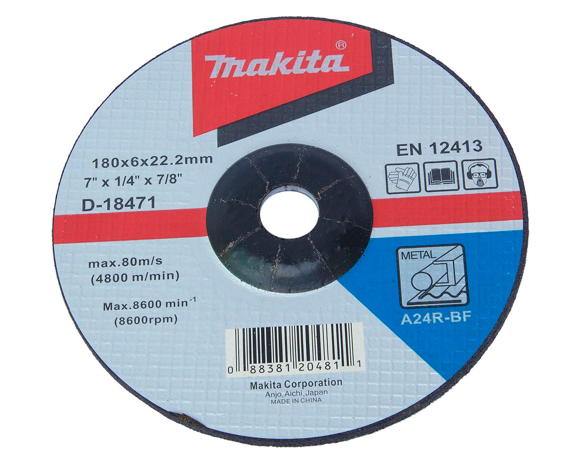 Disco desbaste metal D-18471 Makita