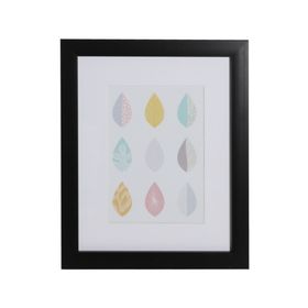 Marco foto 13x18 cm Paspartú negro Cotidiana