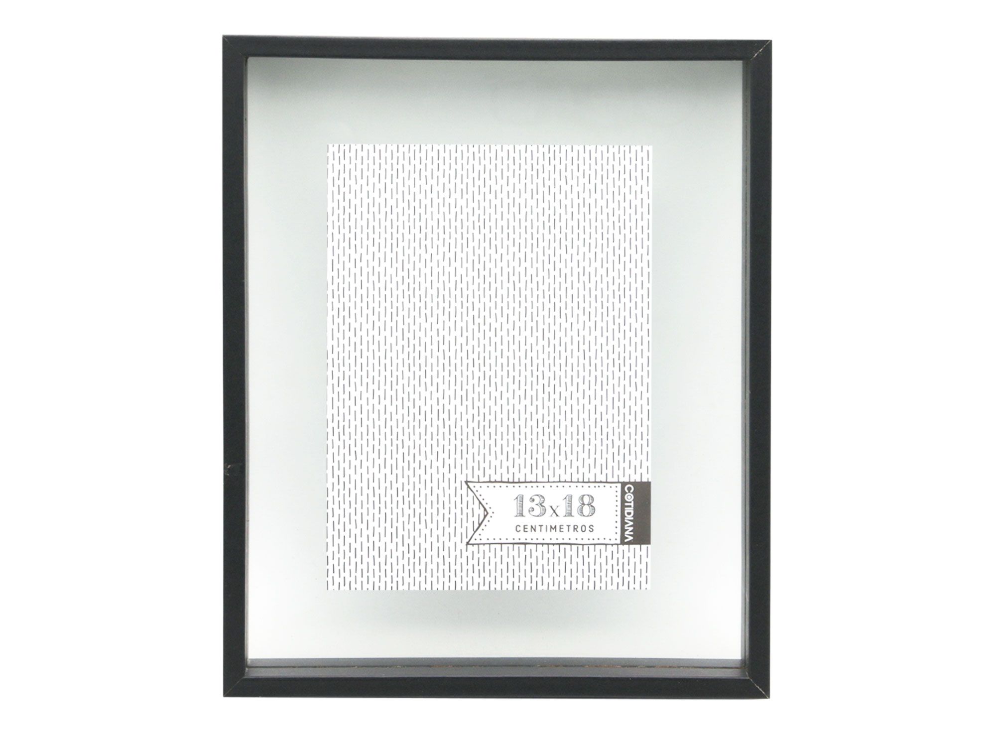 M+Design Marco 28x23 cm flotante negro