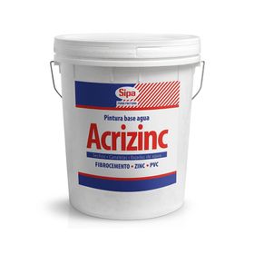 Pintura techo 1 tineta Acrizinc verde musgo satín Sipa