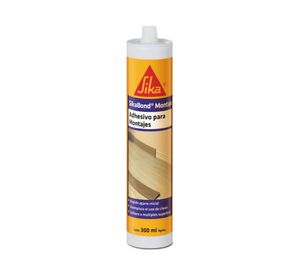 Adhesivo de montaje 300 ml Sikabond blanco Sika