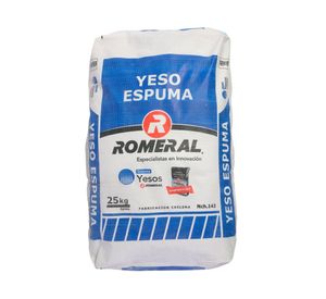 Yeso espuma 25 kg blanco Romeral