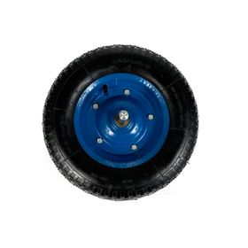 Rueda neumática 4,00x8'' negro/azul Plasmet