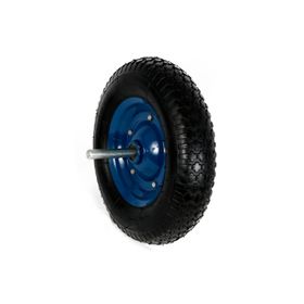 Rueda neumática 4,00x8'' negro/azul Plasmet