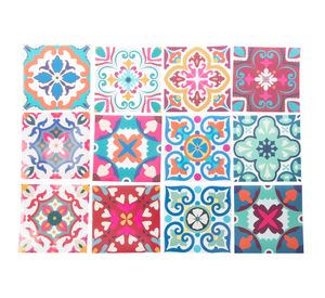 Vinilo adhesivo mural 15x15cm Florencia 12 unidades