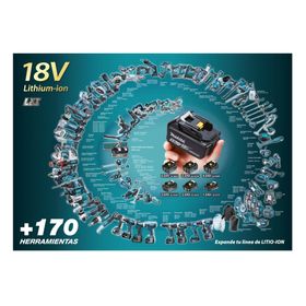 Batería rápida 18V 3,0Ah Li-Ion 197600-6 Makita