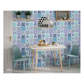 Vinilo adhesivo 15x15 cm Marina 12 unidades