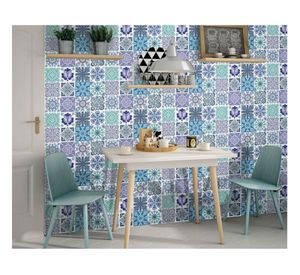 Vinilo adhesivo 15x15 cm Marina 12 unidades