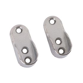 Soporte pared barra closet cromo x2 unidades hbt