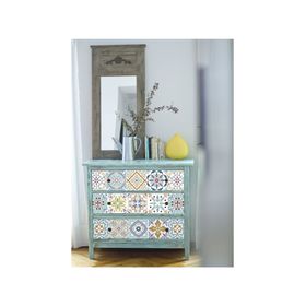 Vinilo adhesivo 15x15 cm Blumen 12 unidades