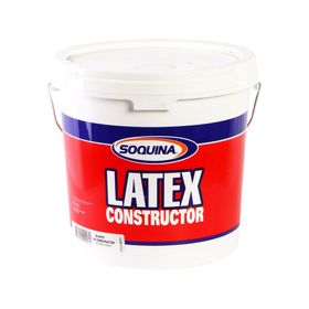 Látex 1 tineta Constructor blanco Soquina