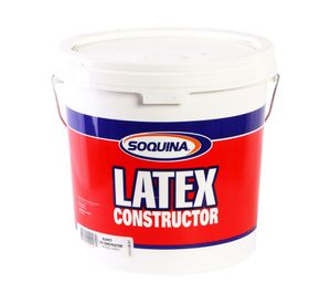 Látex 1 tineta Constructor blanco Soquina
