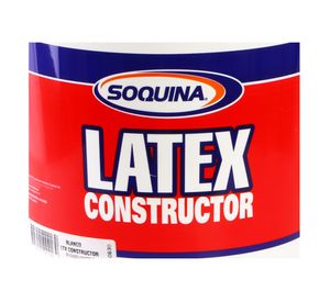 Látex 1 tineta Constructor blanco Soquina