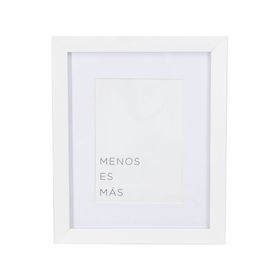 Marco foto 13x18 cm Paspartú blanco Cotidiana