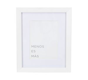 Marco foto 13x18 cm Paspartú blanco Cotidiana