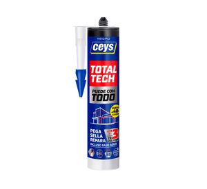 Adhesivo sellador 290 ml Total Tech negro Ceys