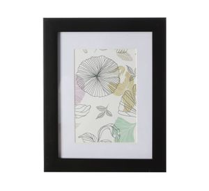 Marco foto 10x15 cm Paspartú negro Cotidiana