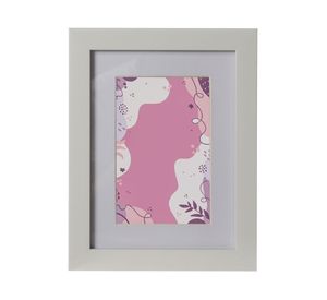 Marco foto 10x15 cm Paspartú blanco Cotidiana