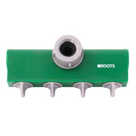 Adaptador 1'' 4 vías verde Roots