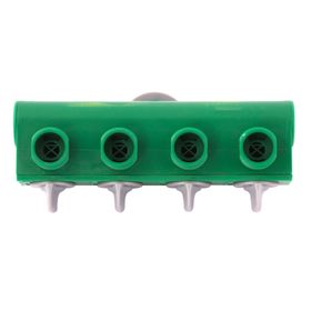 Adaptador 1'' 4 vías verde Roots