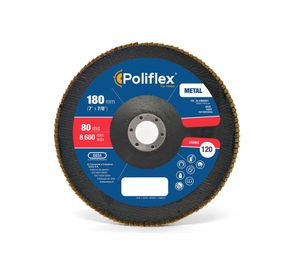 Disco laminado 7" grano 120 Poliflex
