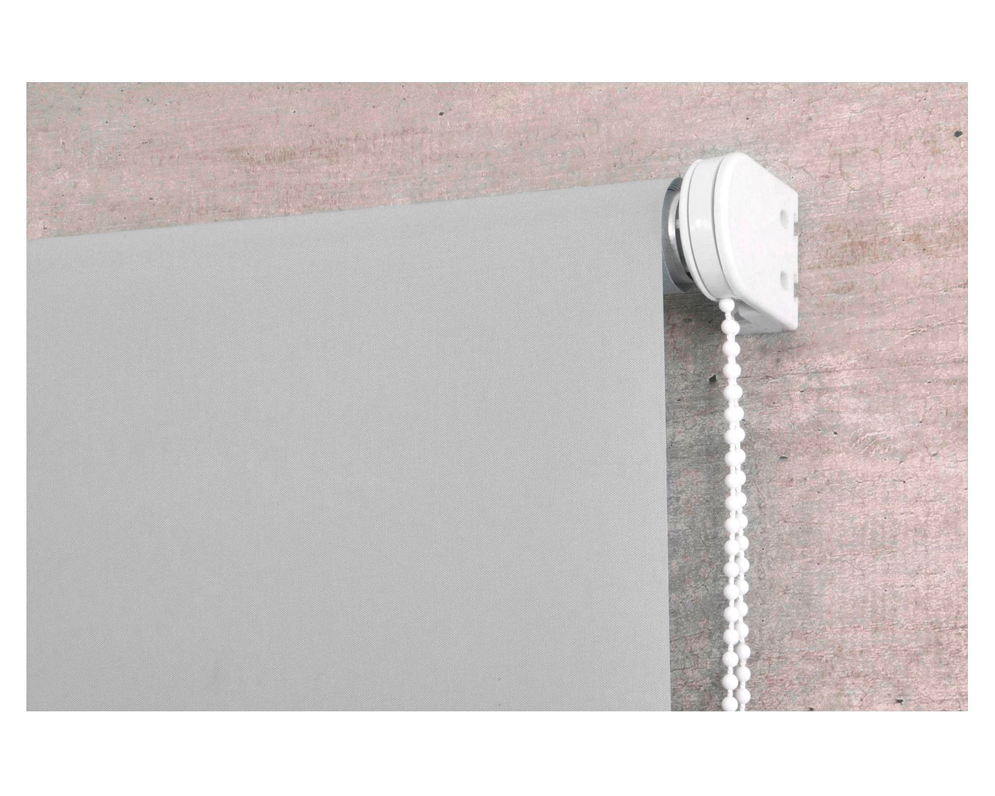 Cortina roller blackout 180x250 cm gris claro Cotidiana