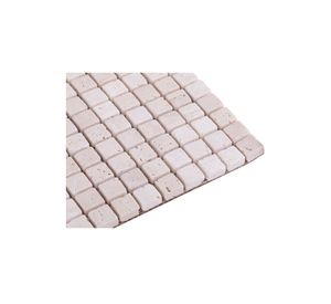 Malla de mármol 30x30 cm travertino beige Norglas