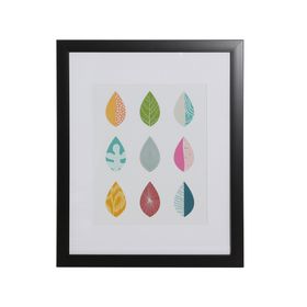 Marco foto 20x25 cm Paspartú negro Cotidiana