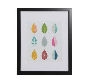 Marco foto 20x25 cm Paspartú negro Cotidiana