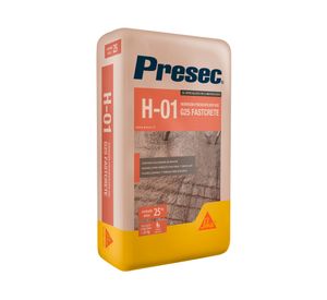 Concreto rápido H01 fastcrete predosificado 25 kg